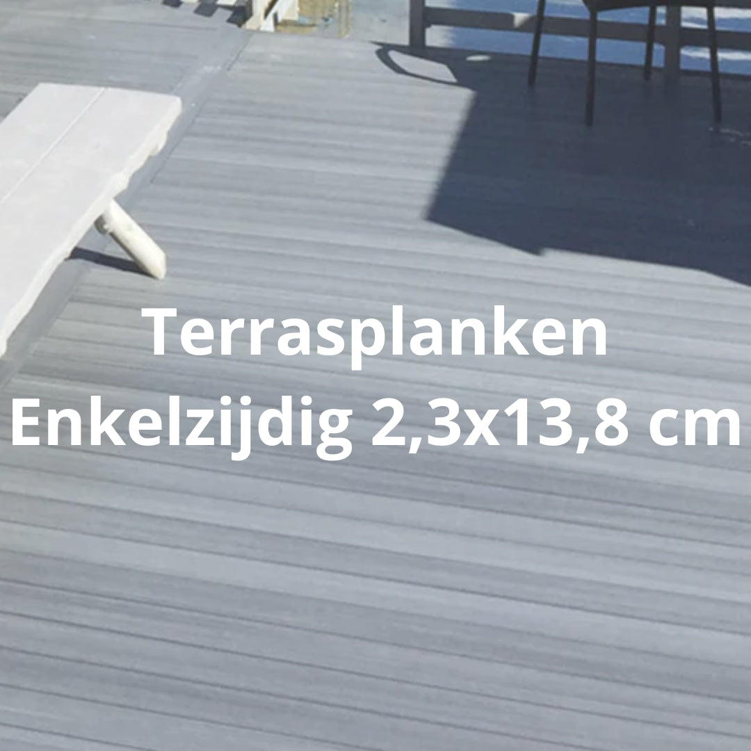 NewTechWood Terrasplanken Enkelzijdig 2,3 x 13,8 cm (US94)