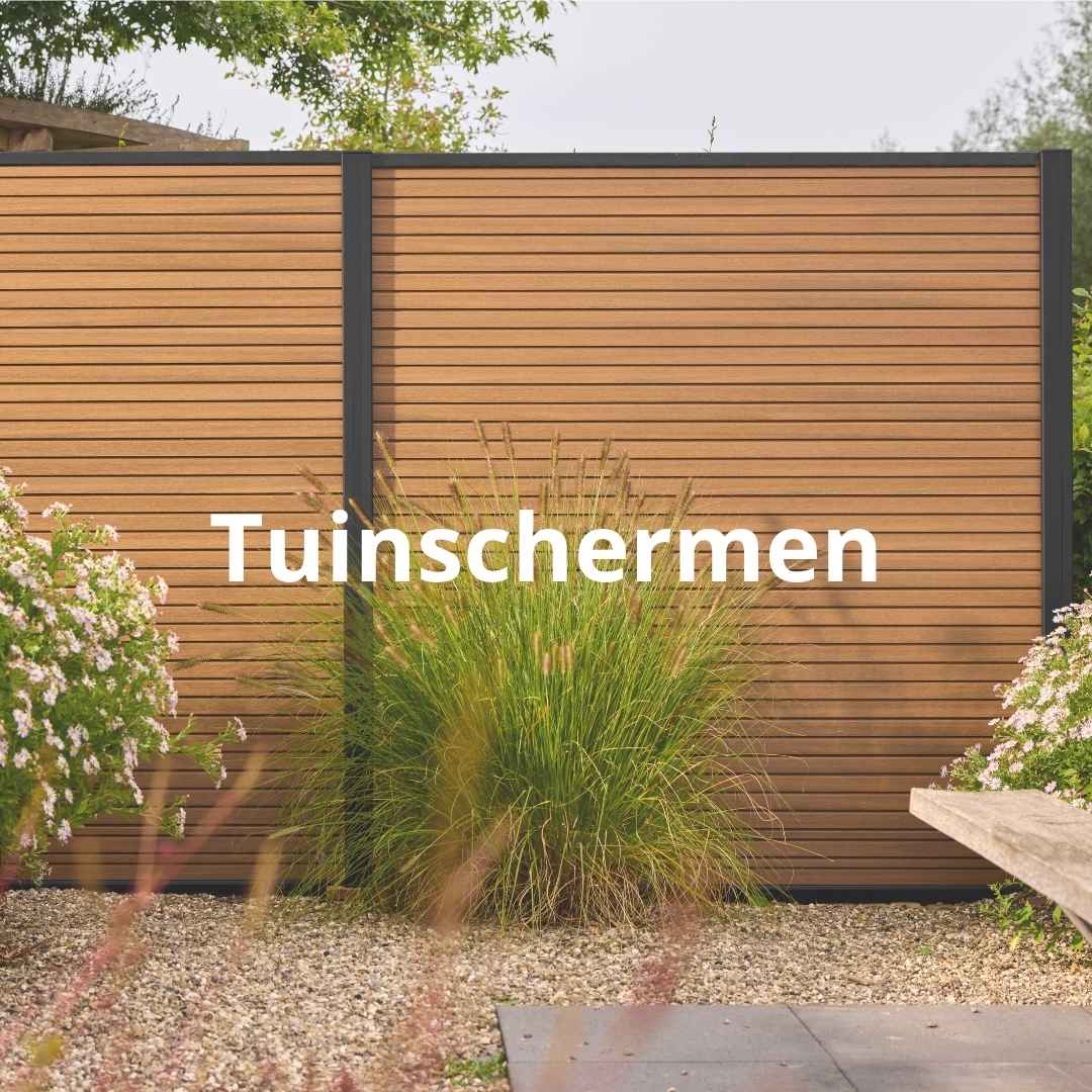 NewTechWood tuinscherm vulling co-extrusie