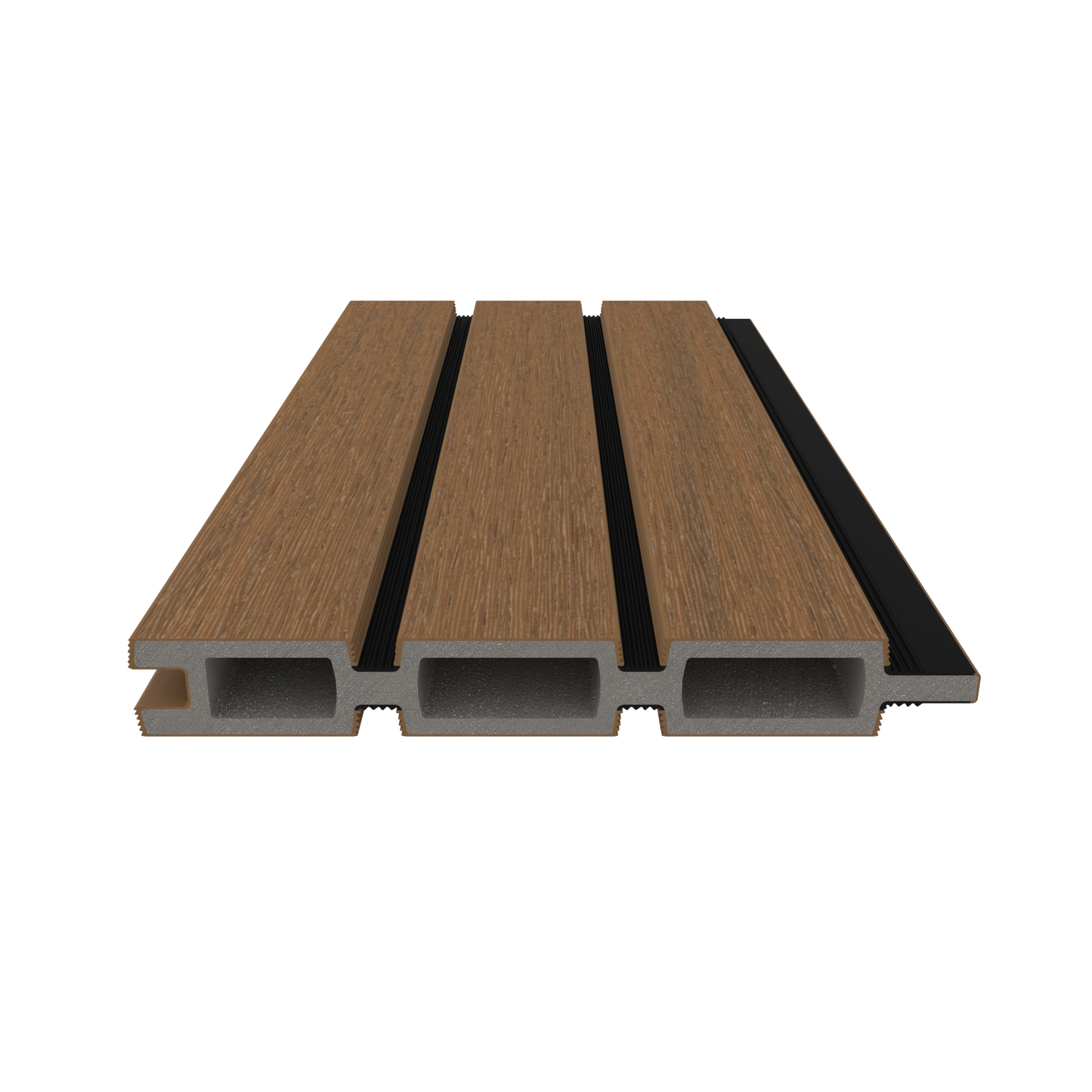 NewTechWood tuinscherm vulling co-extrusie