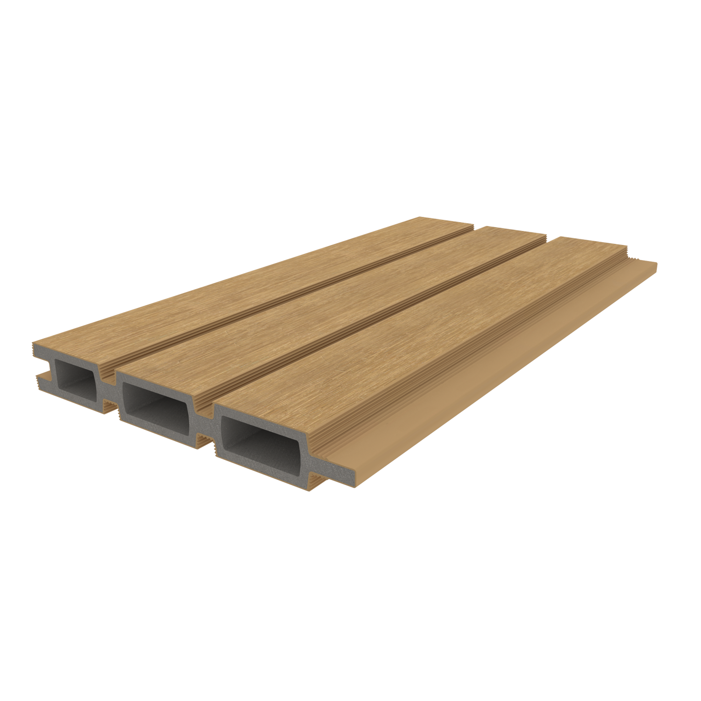 NewTechWood tuinscherm vulling co-extrusie
